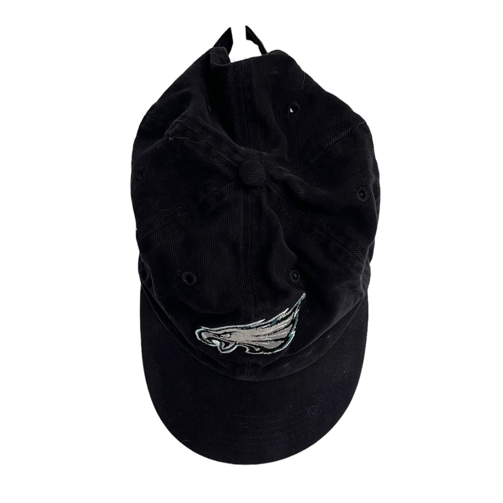 Black Philadelphia Eagles Football & Miller Lite Beer Logos Emblems Baseball Hat